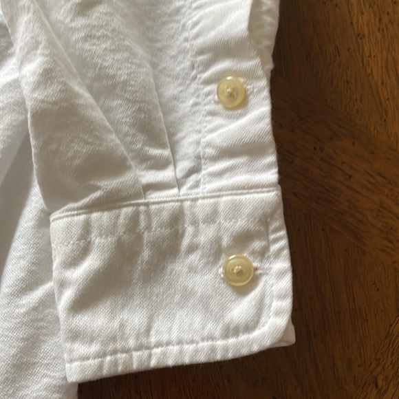 Ralph Lauren Boys Button Down Shirt Size 5 White - Picture 4 of 8
